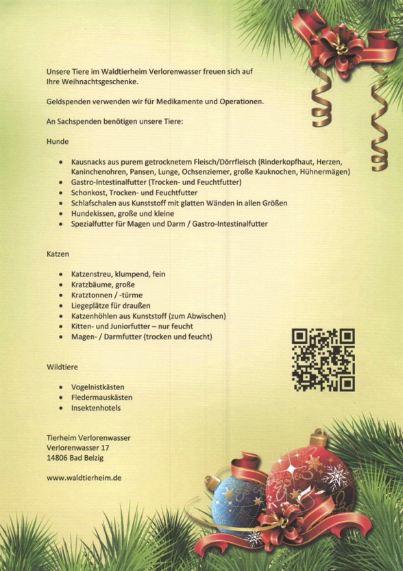 Weihnachtswünsche
