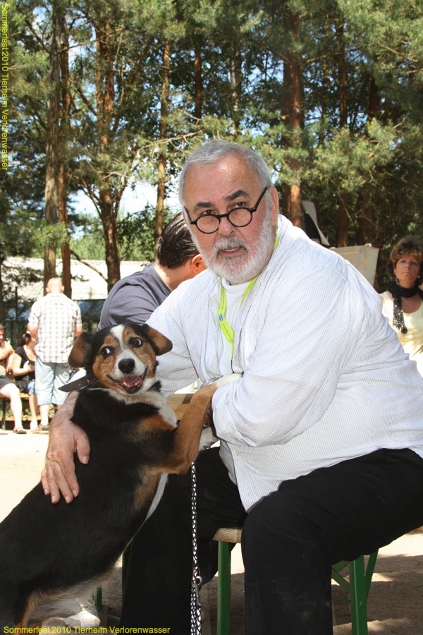 Udo Walz beim Sommerfest im Tierheim Verlorenwasser